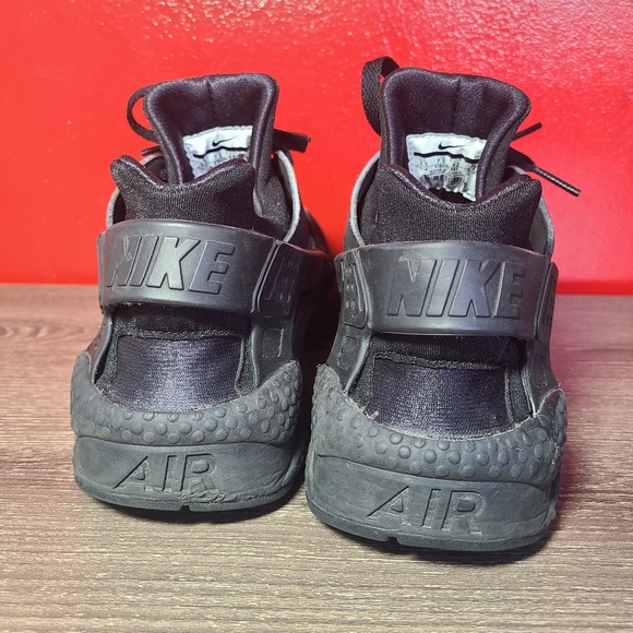 Nike Air Huarache womens Black Round Toe Lace Up 318429-003 Running Size 8.5 - Picture 5 of 8